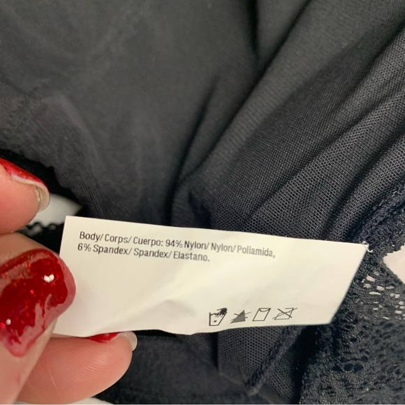 Maidenform black pullover bra adjustable straps removable cups XL NWT - Picture 4 of 7